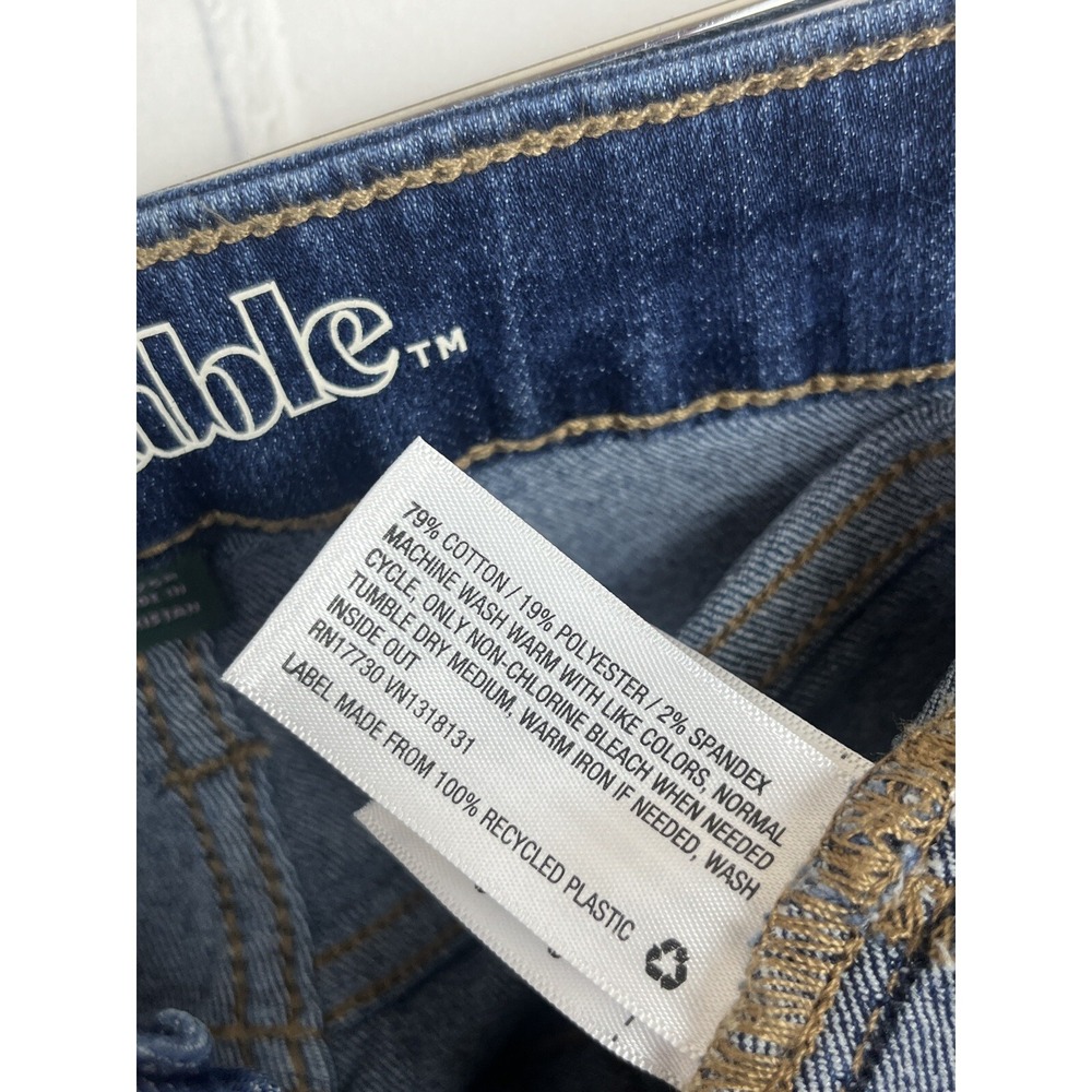 Wild Fable Blue High Rise Shorts Jean denim Short School Classic Beach 0/25R - Picture 6 of 12